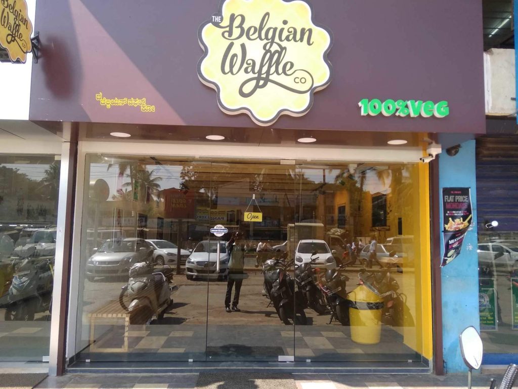 waffle belgian franchise menu karo india cafe